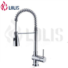 Y-1008 modern waterfall chrome brass pull out faucet , pull out kitchen sink faucet